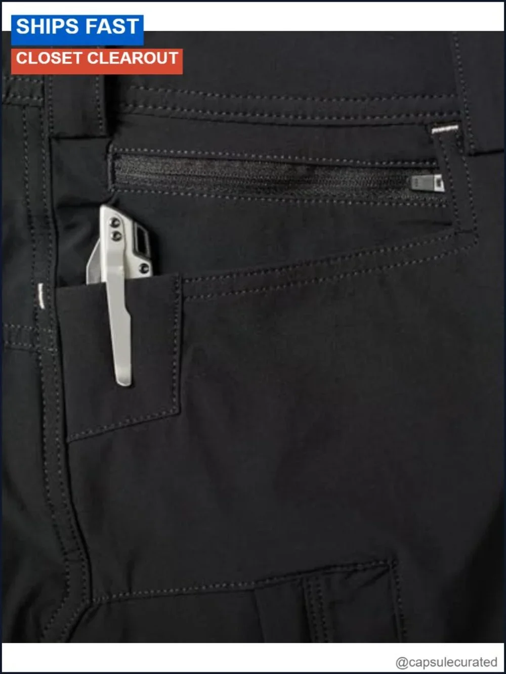 89 Men's Lightweight 4-Way Stretch Cargo Work Pants 8 Pockets Gusseted Crotch